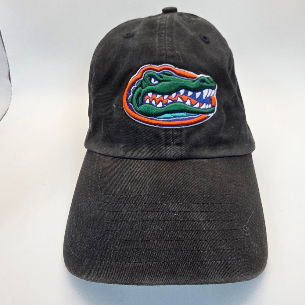 VTG Y2K Florida Gators Faded Fitted Hat Twins Enterprise Mens Medium Black